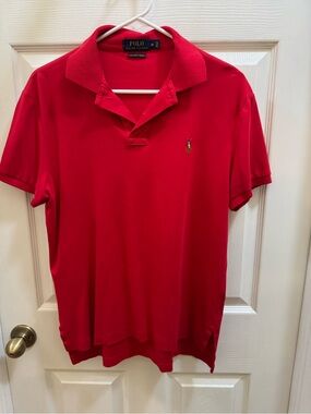 Polo by Ralph Lauren Bright Red Short-Sleeve Polo